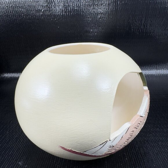 Vintage Hand Made Southwestern Pottery Votive Candle Holder Cutouts Signed VTG - Picture 11 of 15